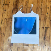 Bxoxo Women's Sleeveless Camisole Tops White O-Neck Slim sexy Streetwear vintage Y2K Harajuku aesthetic Hip Hop Rock Punk Casual Tops